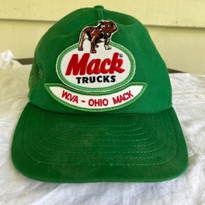 vintage mack trucker hat